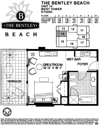 Bentley Hilton Floorplans