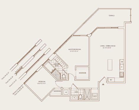 Brickell House Floorplans