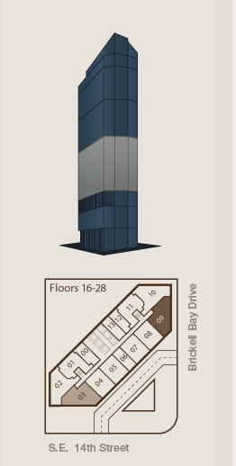 Brickell House Floorplans