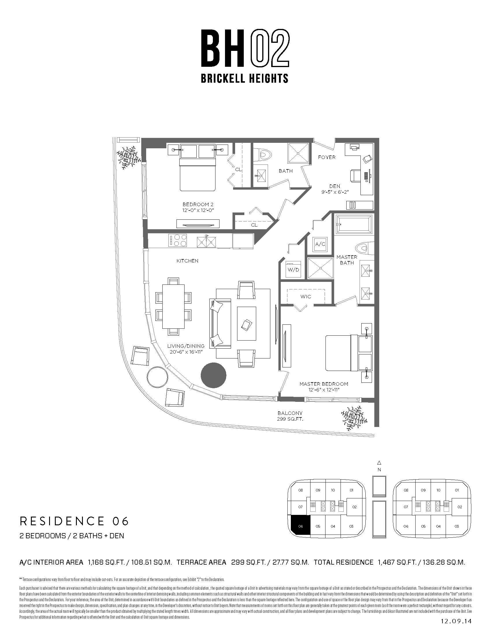 Brickell Heights West Residence 06 Floorplans